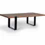 Tables basses - Table basse en bois d'acacia et métal - GINER Y COLOMER