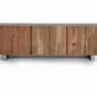Sideboards - Acacia wood and metal sideboard - GINER Y COLOMER