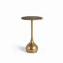Tables basses - Table d'appoint avec plateau en marbre et pied en métal - GINER Y COLOMER