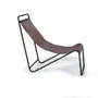 Armchairs - Set of two armchairs in brown leather and metal - GINER Y COLOMER