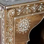 Consoles - Console en bois manguier avec teinte naturelle et blanche - GINER Y COLOMER
