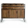 Buffets - Buffet en bois teck et manguier et métal - GINER Y COLOMER
