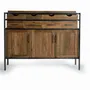 Sideboards - Sideboard in teak and mango wood and metal - GINER Y COLOMER