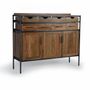 Buffets - Buffet en bois teck et manguier et métal - GINER Y COLOMER