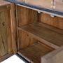 Buffets - Buffet en bois teck et manguier et métal - GINER Y COLOMER