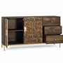 Sideboards - Mango wood and metal sideboard - GINER Y COLOMER