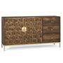 Sideboards - Mango wood and metal sideboard - GINER Y COLOMER