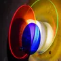 Objets design - Lampe Halo - Applique colorée Made in France en plastique recyclé - RAYON VERT STUDIO