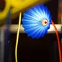 Design objects - Parasol lamp - Clip lamp Made in France in bio-sourced plastic - RAYON VERT STUDIO