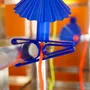 Design objects - Parasol lamp - Clip lamp Made in France in bio-sourced plastic - RAYON VERT STUDIO