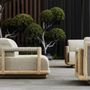 Lawn sofas - Caleo-natural Lounge Set - SNOC