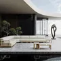 Canapés de jardin - Ensemble modulaire Caleo-natural - SNOC
