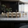 Lawn tables - Caleo-natural Dining Set - SNOC