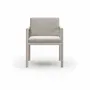 Chaises de jardin - Ensemble de salle à manger en Éclat-bisque - SNOC