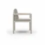 Chaises de jardin - Ensemble de salle à manger en Éclat-bisque - SNOC
