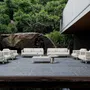 Tables de jardin - Ensemble de table basse en Éclat-bisque - SNOC