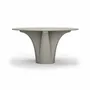 Tables de jardin - Table de salle à manger ronde Savio-ash - SNOC