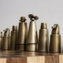 Tables for hotels - Chess Set — designer chessboard made of noble wood and aluminum pieces - LIVINGSTONE