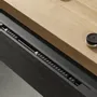 Game tables - Shuffleboard Table — Solid oak, leather and cast iron game table - LIVINGSTONE