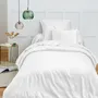 Linge de lit - Housse de couette 100% Coton 140 x 200 cm Neige - COTON PUR