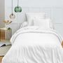 Bed linens - 100% Cotton Duvet Cover 140 x 200 cm Snow - COTON PUR
