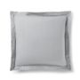 Linge de lit - Taie d'oreiller 100% Coton Volant plat piqué 63 x 63 cm Nuage - COTON PUR