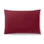 Bed linens - 100% Cotton Pillowcase 50 x 70 cm Garnet - COTON PUR