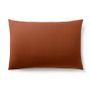 Bed linens - 100% Cotton Pillowcase 50 x 70 cm Paprika - COTON PUR