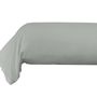 Bed linens - Percale Bolster Case 45 x 185 cm Pure Combed Cotton Long Fibers 80 Thread Count/cm² Pearl - COTON PUR