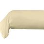 Bed linens - Percale Bolster Case 45 x 185 cm Pure Combed Long Staple Cotton 80 Thread Count/cm² Ivory - COTON PUR
