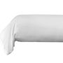 Linge de lit - Taie de traversin Percale 45 x 185 cm Pur Coton Peigné Longues Fibres 80 Fils/cm² Neige - COTON PUR