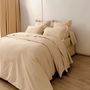 Linge de lit - Housse de couette Percale 240 x 220 cm Pur Coton Peigné Longues Fibres 80 Fils/cm² Lin - COTON PUR