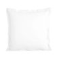 Bed linens - Percale Pillowcase 65 x 65 cm Pure Combed Long Staple Cotton 80 Thread Count/cm² Snow - COTON PUR
