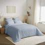 Linge de lit - Pack Complet Housse de couette Unicolore 240 x 260 cm - Drap housse 180 x 200 cm King Size - 100% Coton 57 Fils - COTON PUR