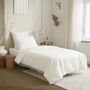 Bed linens - Complete Pack Single-Color Duvet Cover 140 x 200 cm - Fitted Sheet 90 x 190 cm - 100% Cotton 57 Threads - COTON PUR