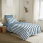 Linge de lit - Pack Complet Housse de couette Imprimé 140 x 200 cm - Drap housse 90 x 190 cm - 100% Coton 57 Fils - COTON PUR