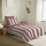 Linge de lit - Pack Complet Housse de couette Imprimé 140 x 200 cm - Drap housse 90 x 190 cm - 100% Coton 57 Fils - COTON PUR