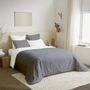 Linge de lit - Pack Complet Housse de couette Bicolore 240 x 260 cm - Drap housse 180 x 200 cm King Size - 100% Coton 57 Fils - COTON PUR