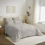 Linge de lit - Pack Complet Housse de couette Imprimé 220 x 240 cm - Drap housse 160 x 200 cm - 100% Coton 57 Fils - COTON PUR