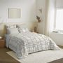 Linge de lit - Pack Complet Housse de couette Imprimé 240 x 260 cm - Drap housse 180 x 200 cm King Size - 100% Coton 57 Fils - COTON PUR