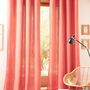 Rideaux et voilages - Paire de Rideaux 140 x 260 cm Gaze de Coton Blush - COTON PUR