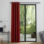 Rideaux et voilages - Rideau Occultant 140 x 260 cm Cerise - COTON PUR