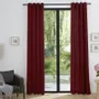 Curtains and window coverings - Pair of “Linen Effect” Eyelet Curtains 140 x 260 cm Moonlight deco Lie de Vin - COTON PUR