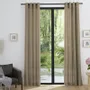 Curtains and window coverings - Pair of “Linen Effect” Eyelet Curtains 140 x 260 cm Moonlight deco Taupe - COTON PUR