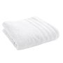 Bath towels - "Spa" Shower Sheet 100% Cotton 70 x 140 cm Snow - COTON PUR