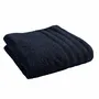 Serviettes de bain - Drap de Douche "Spa" 100% Coton 70 x 140 cm Bleu Nuit - COTON PUR