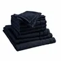 Autres linges de bain - Pack Éponge 10 Pièces "Spa" 100% Coton Bleu Nuit - COTON PUR
