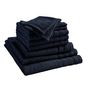 Autres linges de bain - Pack Éponge 10 Pièces "Spa" 100% Coton Bleu Nuit - COTON PUR