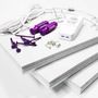 Objets personnalisables - Kit ciel étoilé à LED DIY 120x240cm / 2,88 m2 - 90 leds Blanc Chaud - PIXLUM