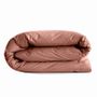 Linge de lit - Housse de couette 100% Coton 240 x 220 cm Vieux Rose - COTON PUR
